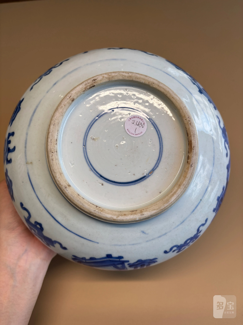 清康熙 青花博古图香炉 - 图7
